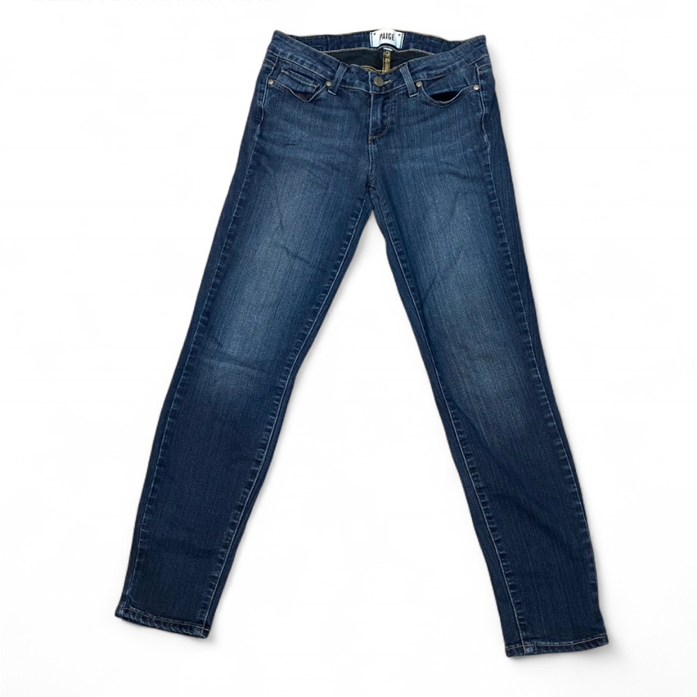 PAIGE Dark Blue Skinny Jeans